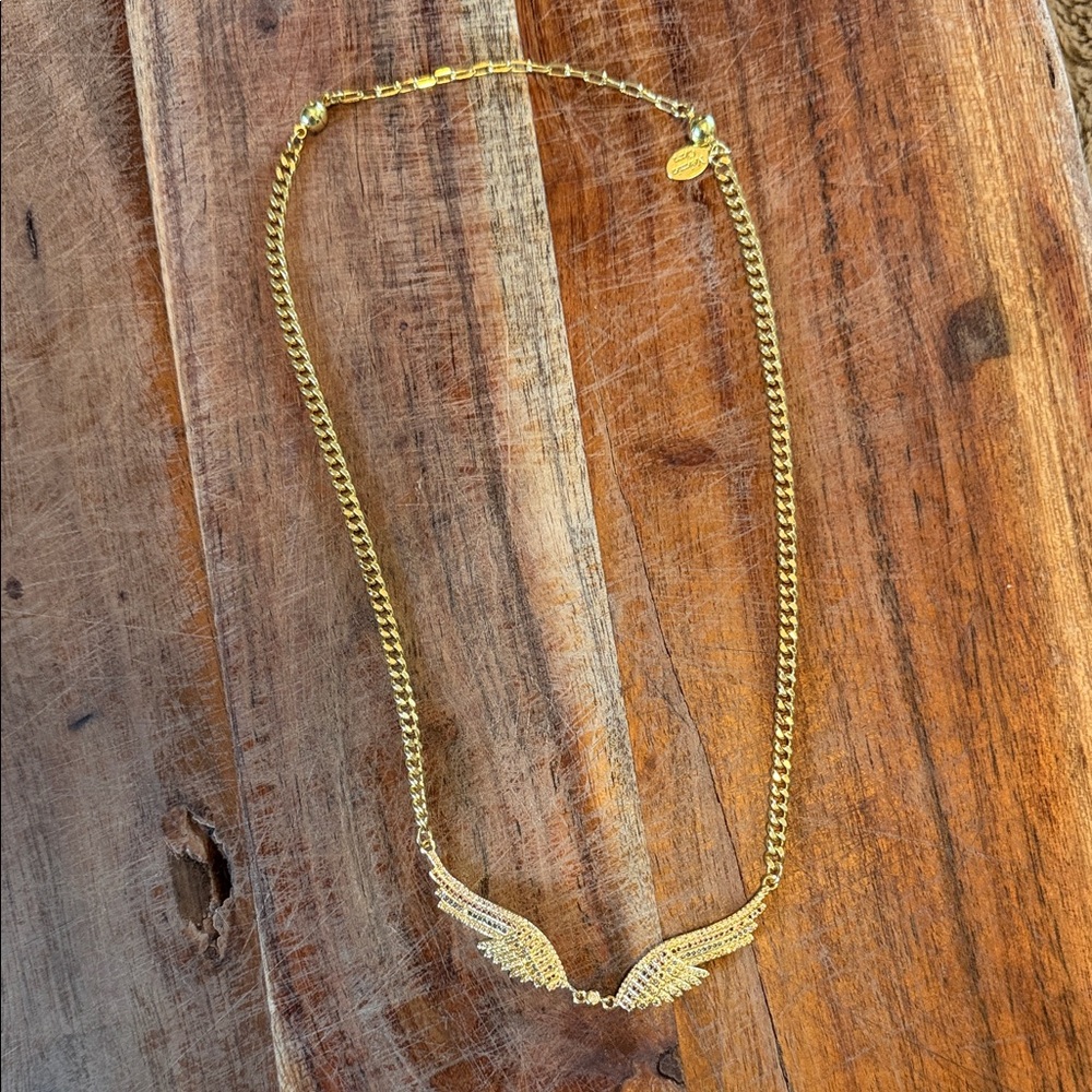 Golden Winged Necklace